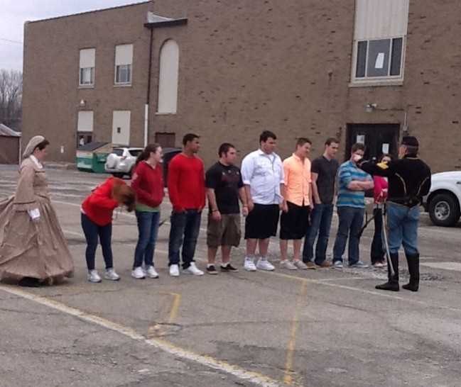 Learning dismount drill